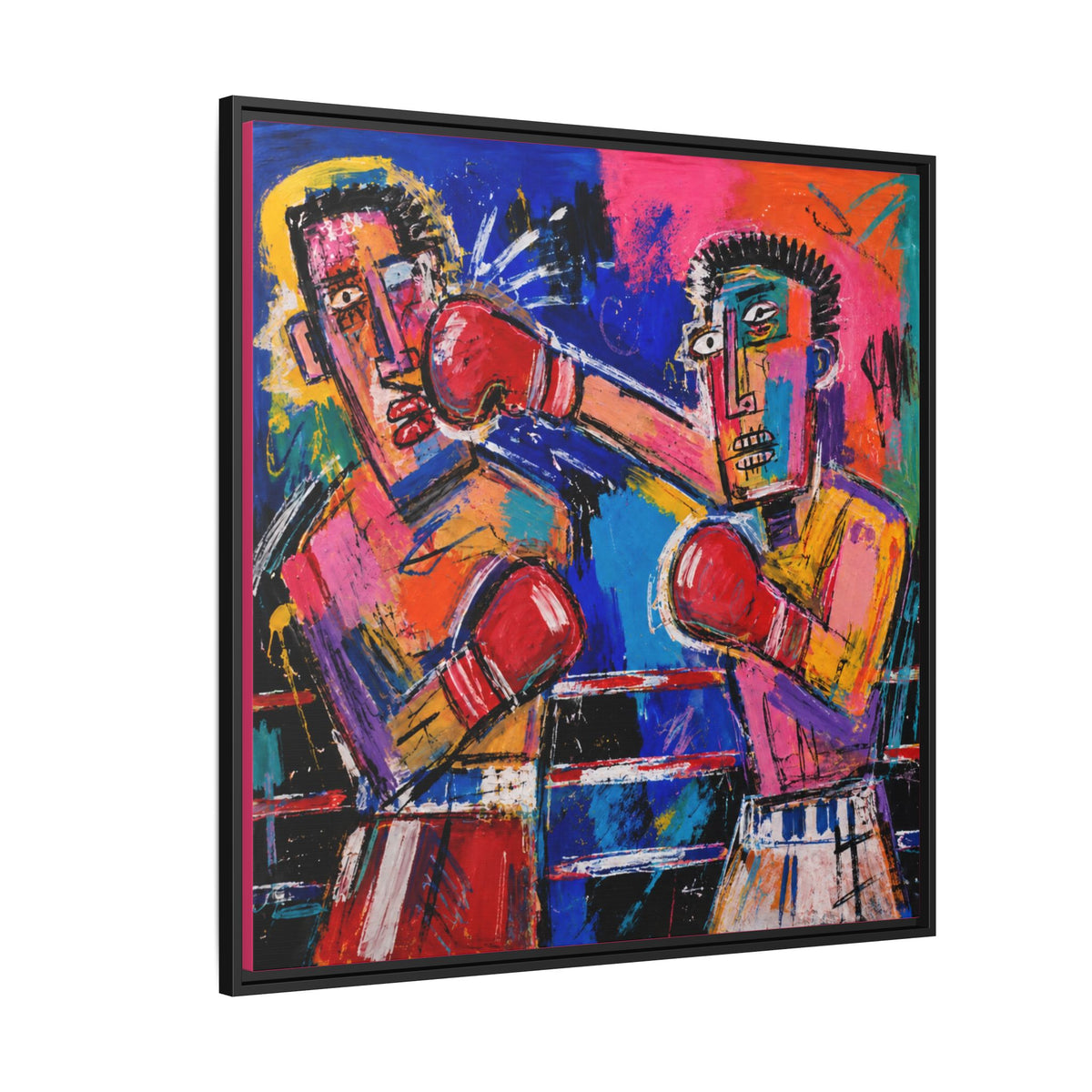 Boxing Match Art Print
