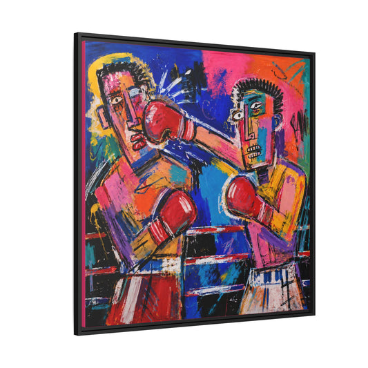 Boxing Match Art Print